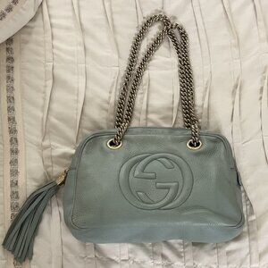 Gucci - Light Blue Soho shoulder Bag